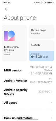 Xiaomi Redmi K20